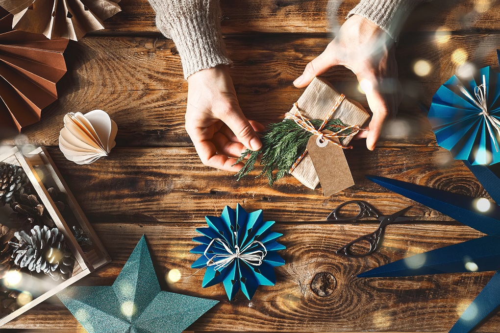 Nachhaltige Geschenkverpackung