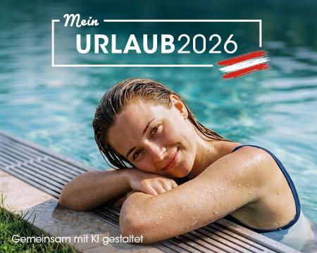 Frau am Beckenrand / Gemeinsam mit KI gestaltet